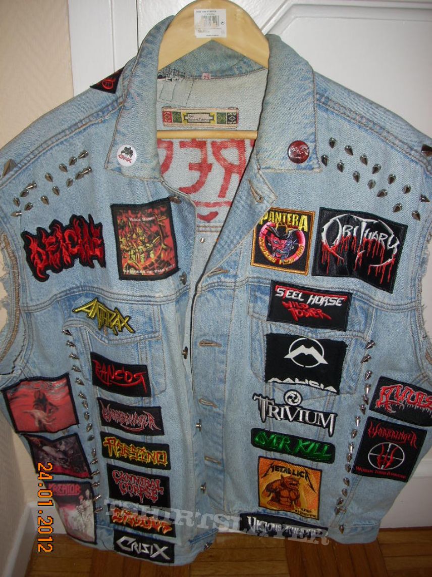 Extractie In de genade van vloeistof Steel Horse Heavy & Thrash metal jean jacket patch vest | TShirtSlayer  TShirt and BattleJacket Gallery