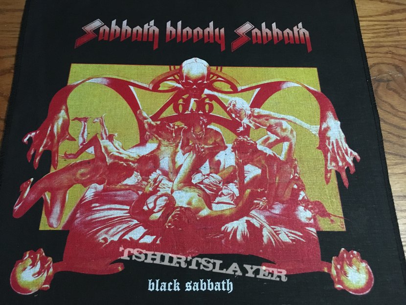 Black Sabbath backpatch 