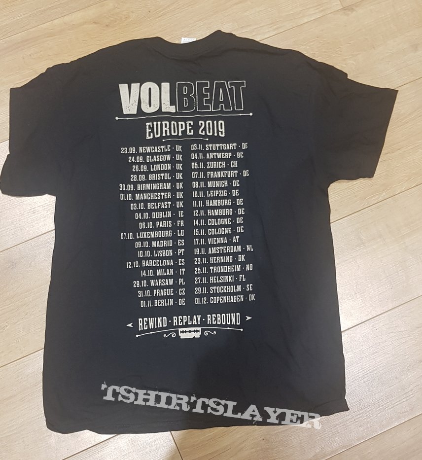 Volbeat - Europe 2019 | TShirtSlayer TShirt and BattleJacket Gallery