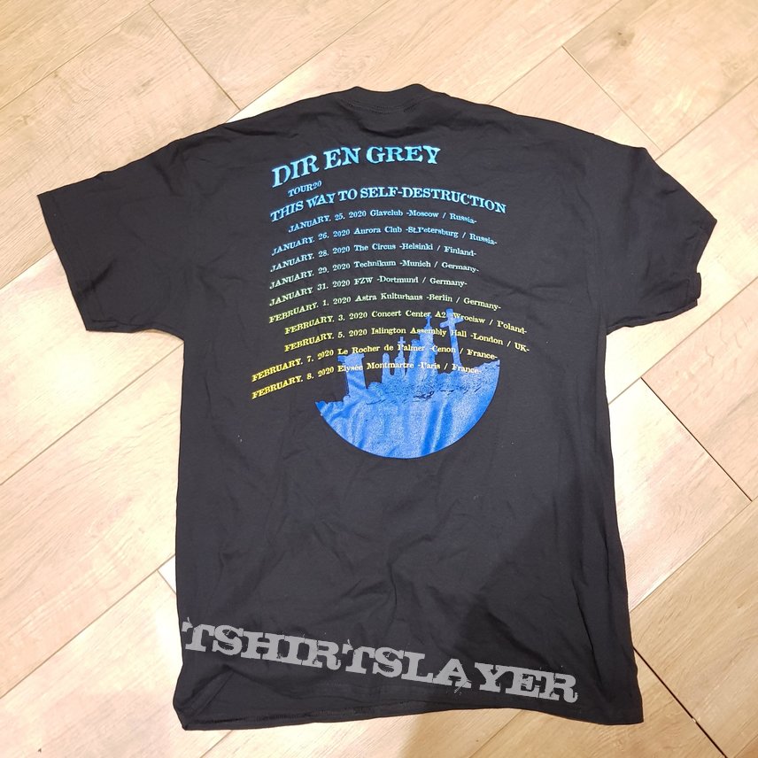 Dir En Grey - Tour20 This Way to Self-destruction | TShirtSlayer TShirt ...