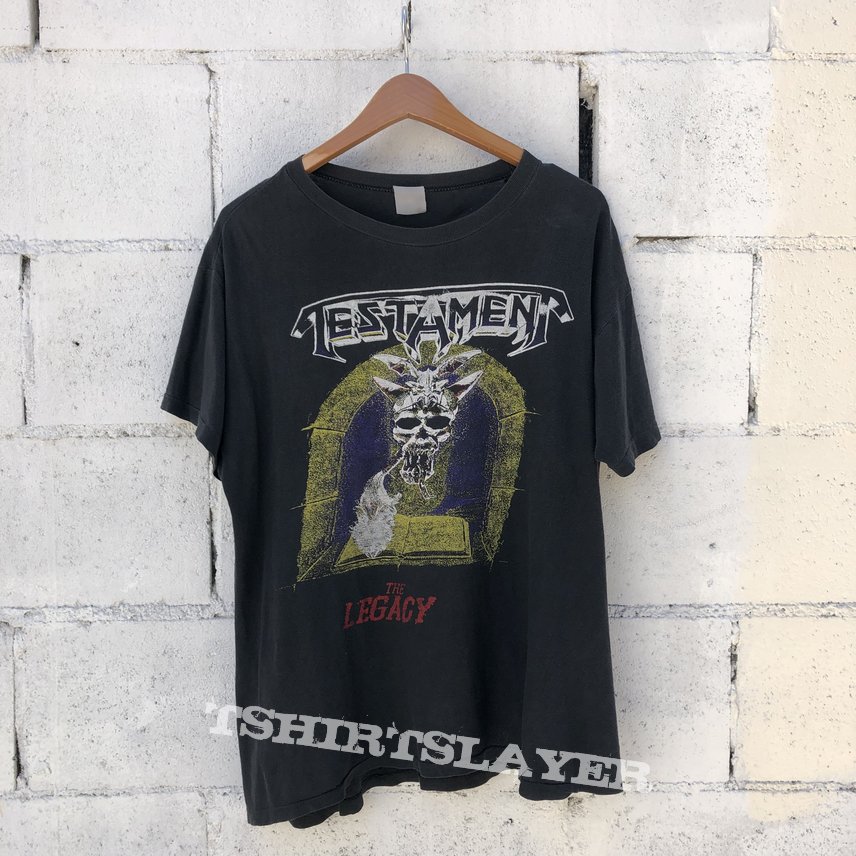 Vintage 1987 Testament “The Legacy” T-Shirt Size M/L ~ $60 OBO ~ FREE SHIPPING 