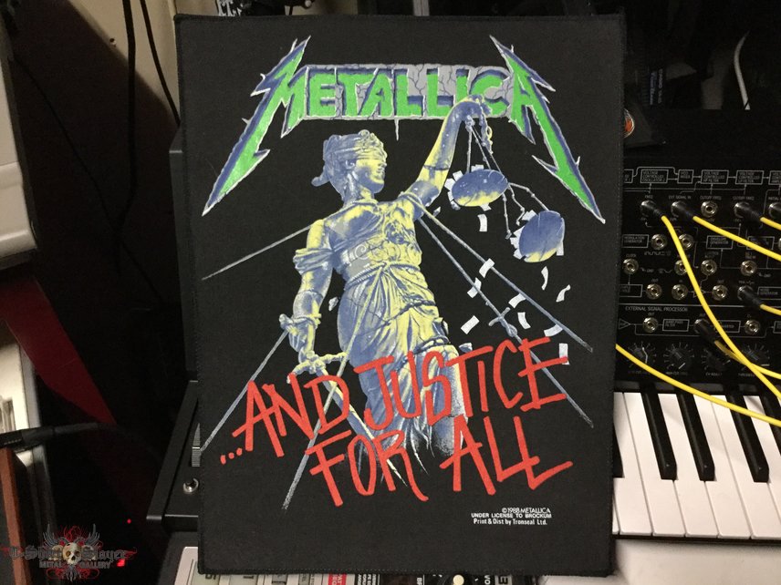 Metallica Vintage &quot;And Justice&quot; back patch MINT