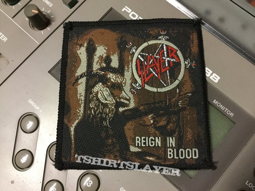 Slayer Vintage Reign In Blood woven patch - Mint