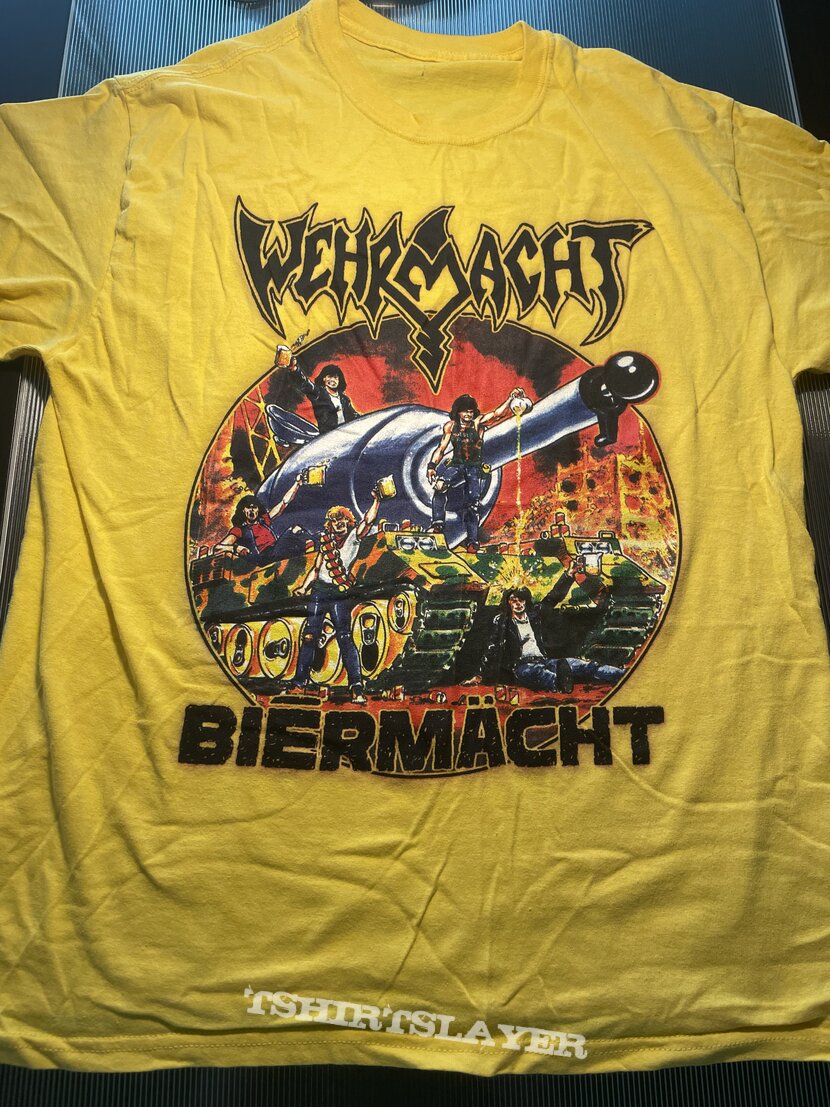 Wehrmacht - Biermacht Yellow t-shirt