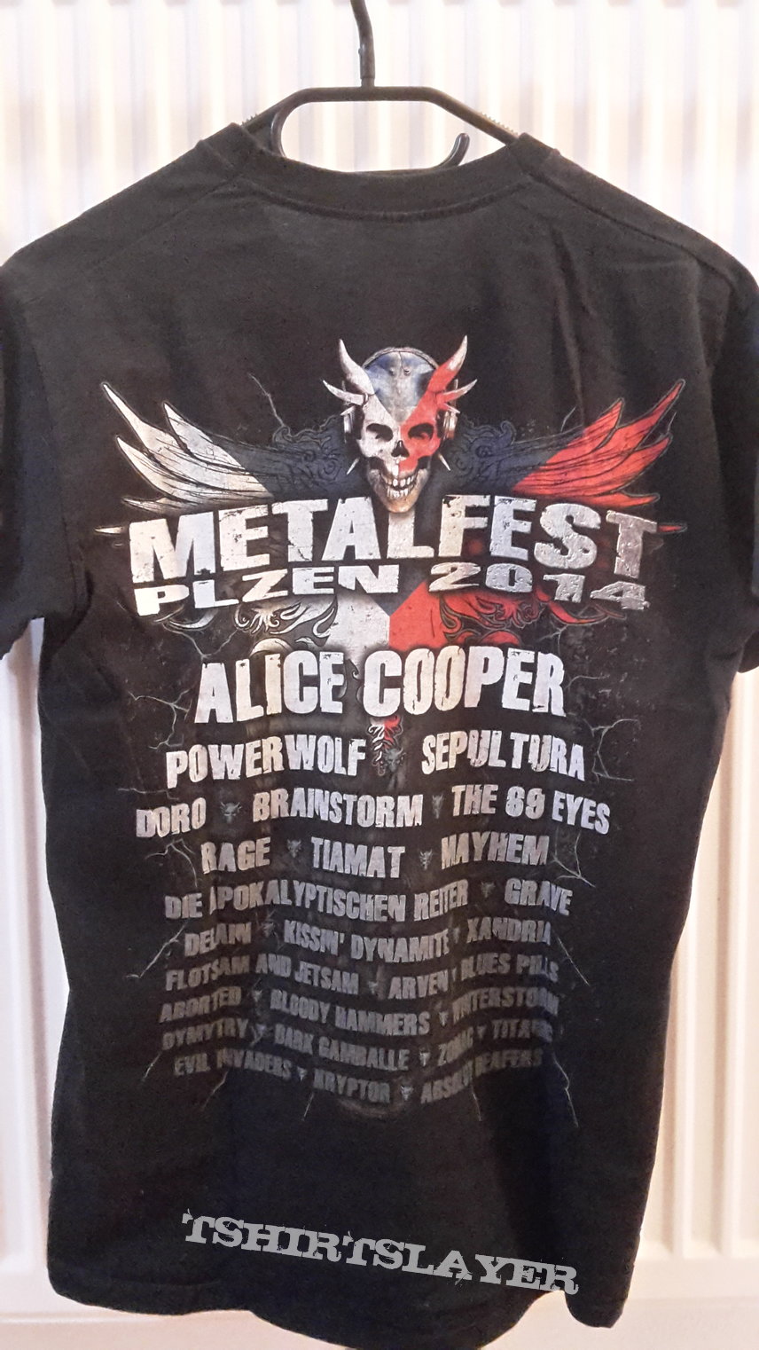 Alice Cooper Metalfest Plzen 2014 - size S