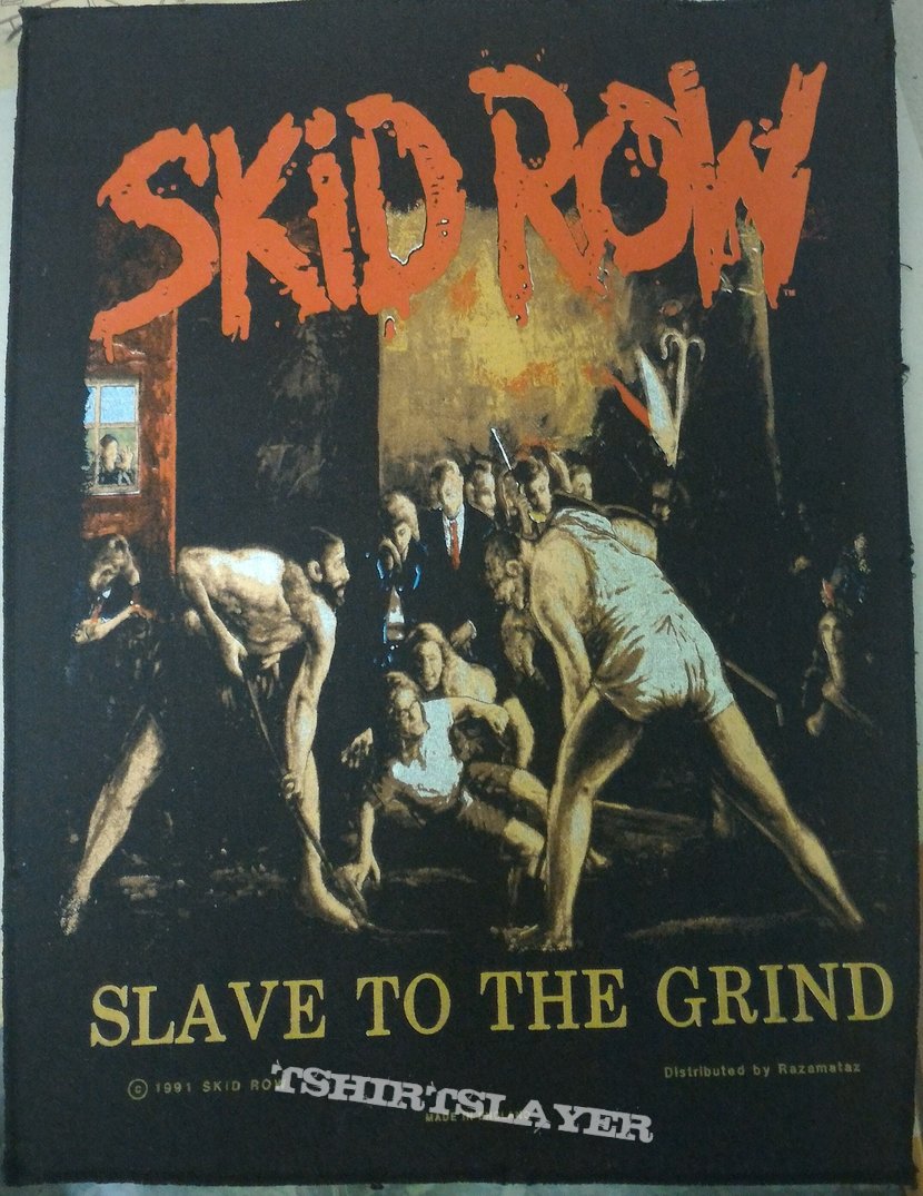 Skid Row - Slave To The Grind Back Patch