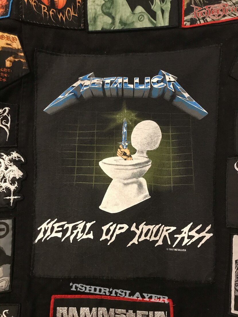 Metallica 1987 Metal Up Your Ass backpatch