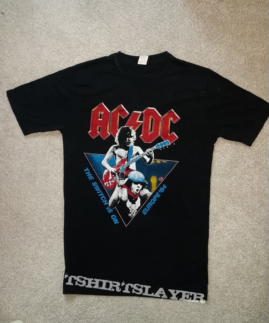 AC/DC Acdc 1984 tour T shirt | TShirtSlayer TShirt and BattleJacket Gallery