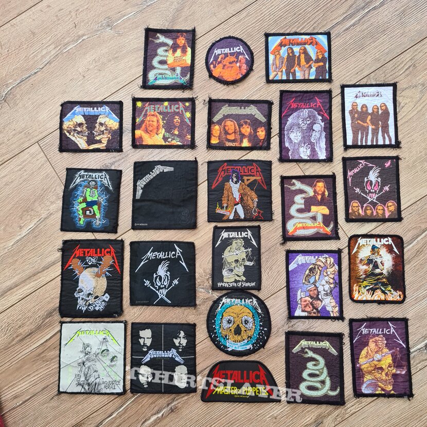 Metallica patches 