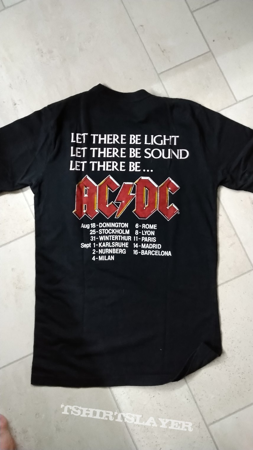 AC/DC Acdc 1984 tour T shirt