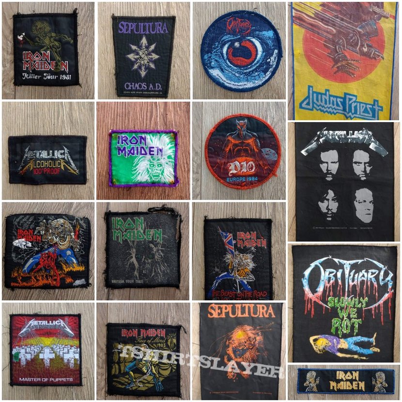 Metallica Vintage patches  TShirtSlayer TShirt and BattleJacket Gallery