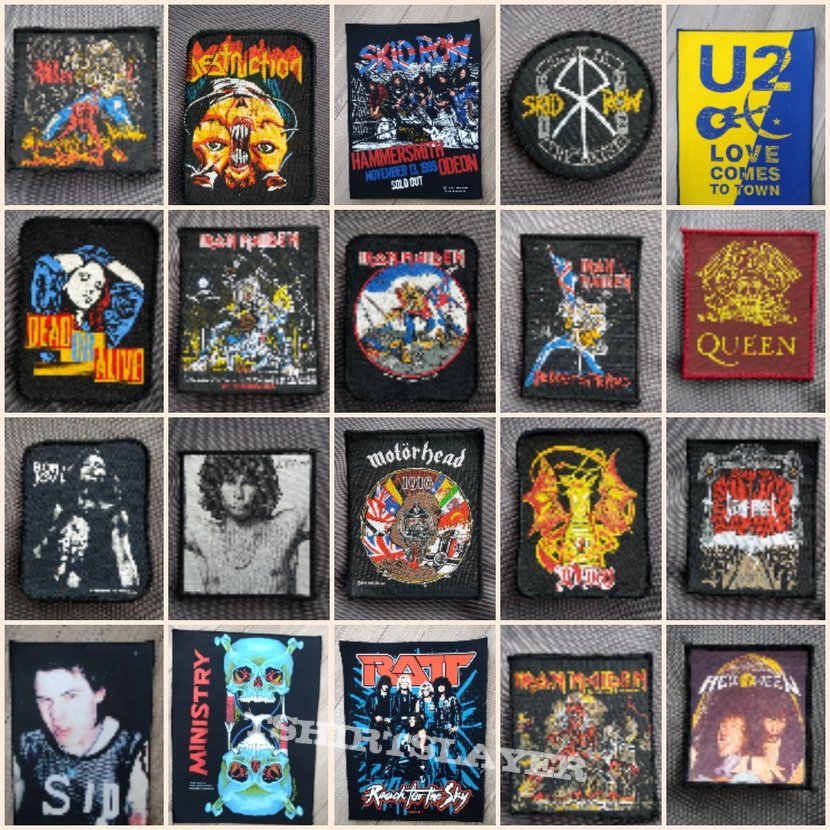 Ministry Vintage patches 