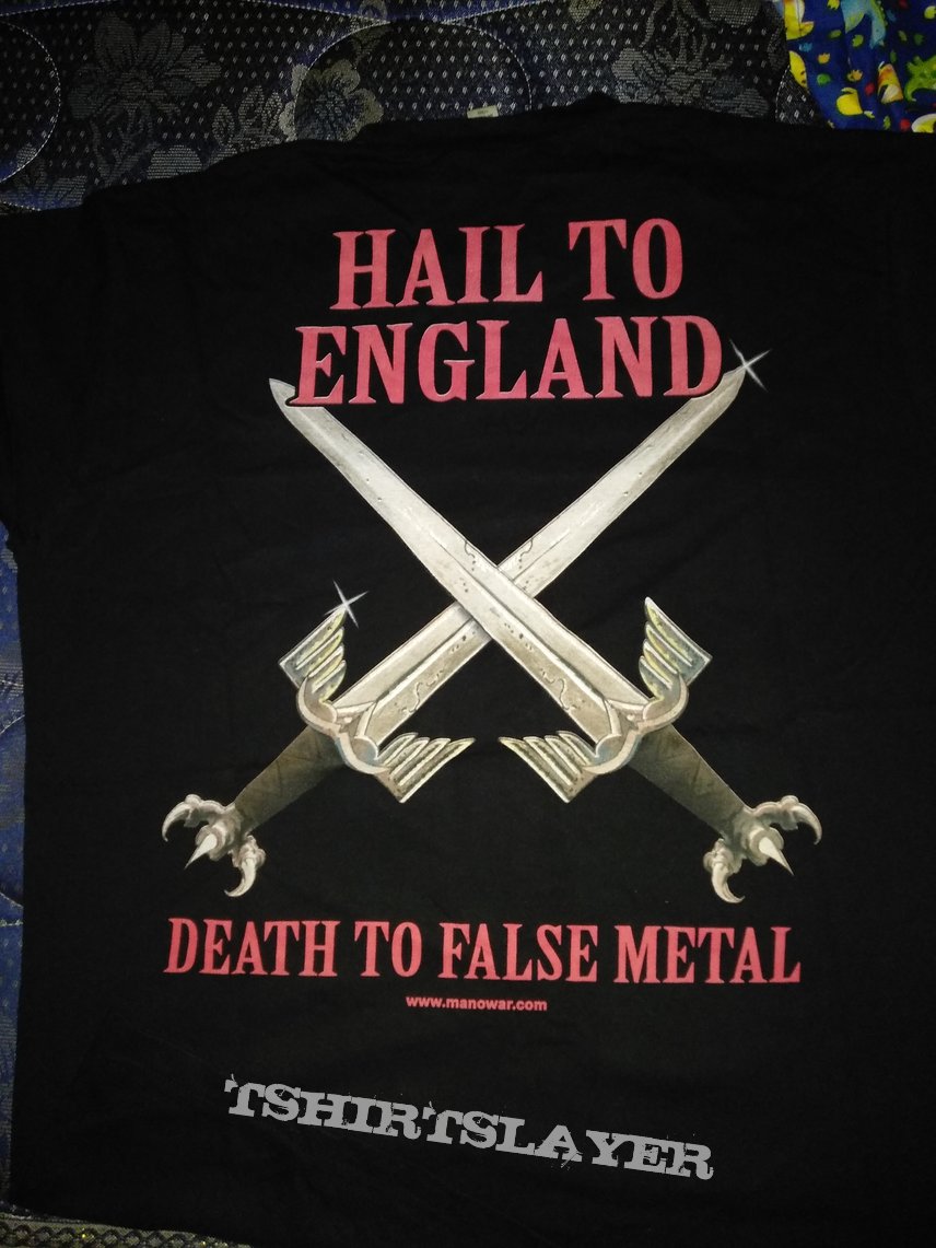 Manowar Hail to England T-shirt