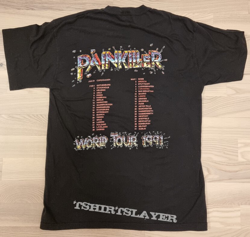 Judas Priest Painkiller Tour shirt, original 1991