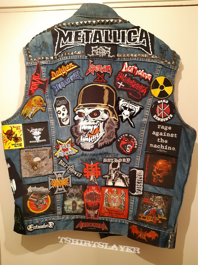 HammerFall Denim vest update