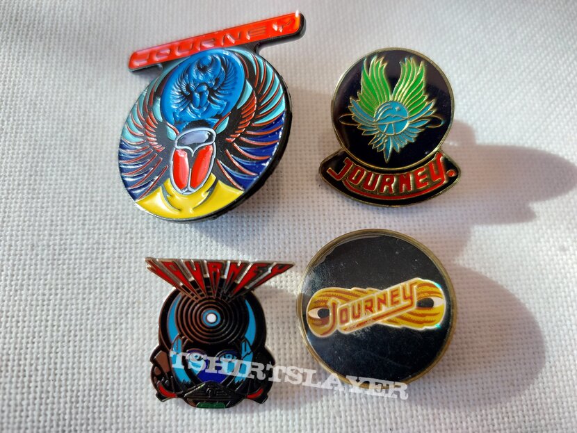 Journey pin badges