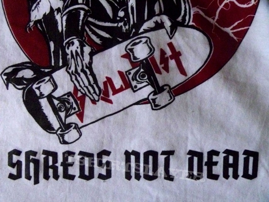 Skull Fist Shred not dead t-shirt