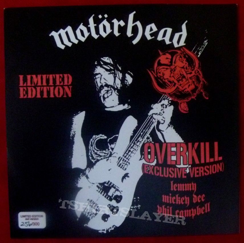 Motörhead Motorhead overkill 7&quot; red 2010