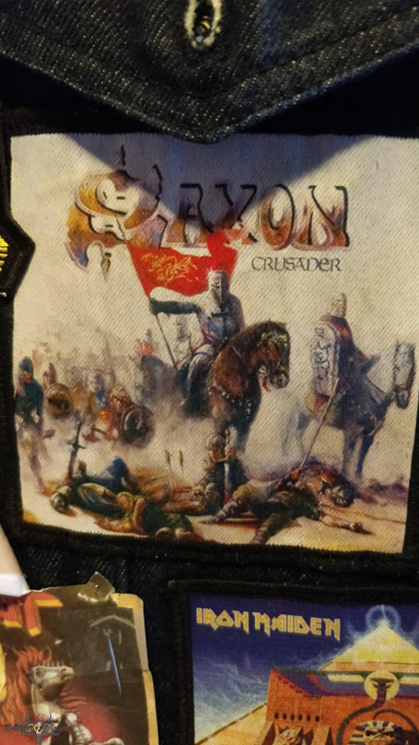 Saxon - Crusader - Printed Patch