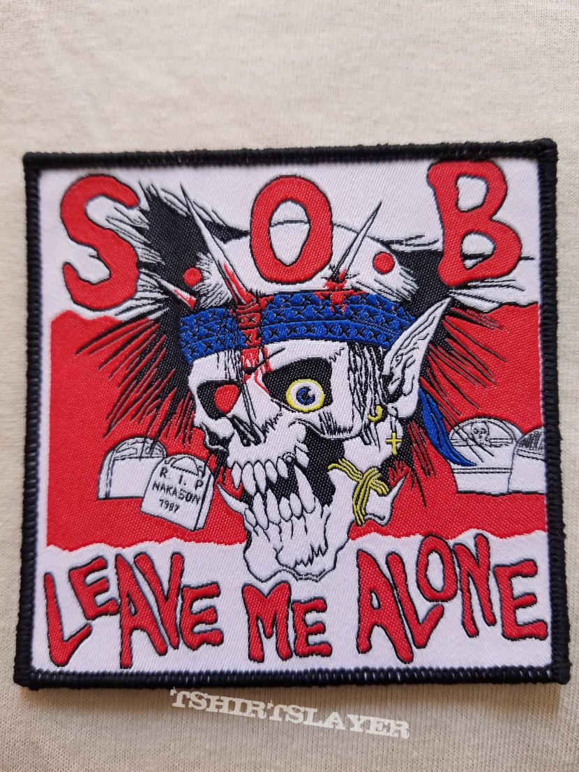S.O.B woven patches S.O.B woven patches