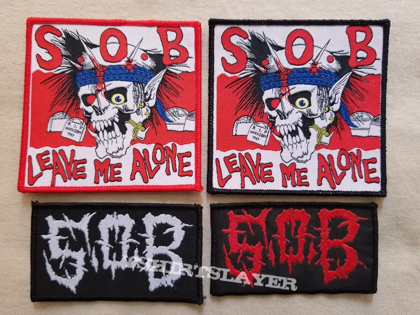 S.O.B woven patches S.O.B woven patches