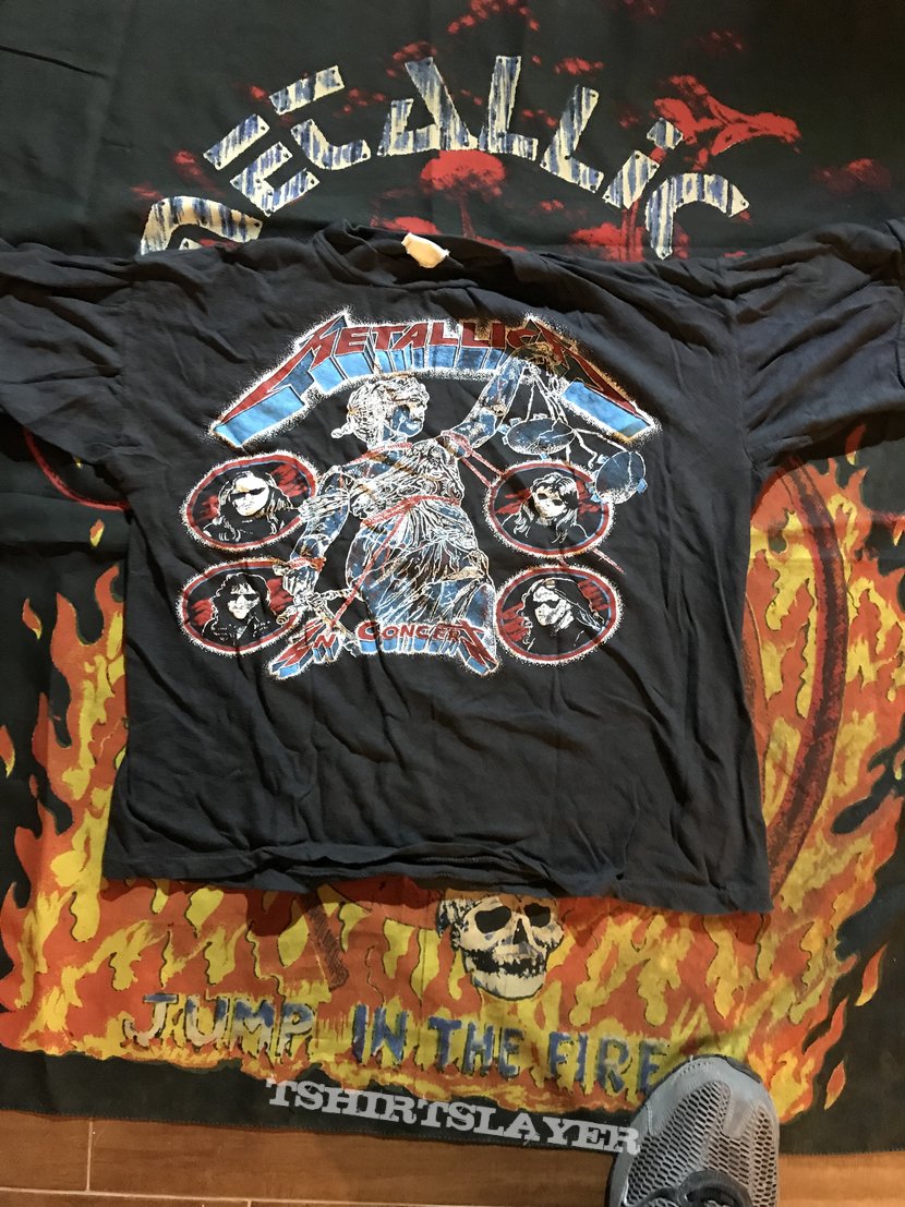 Metallica justice tour shirt