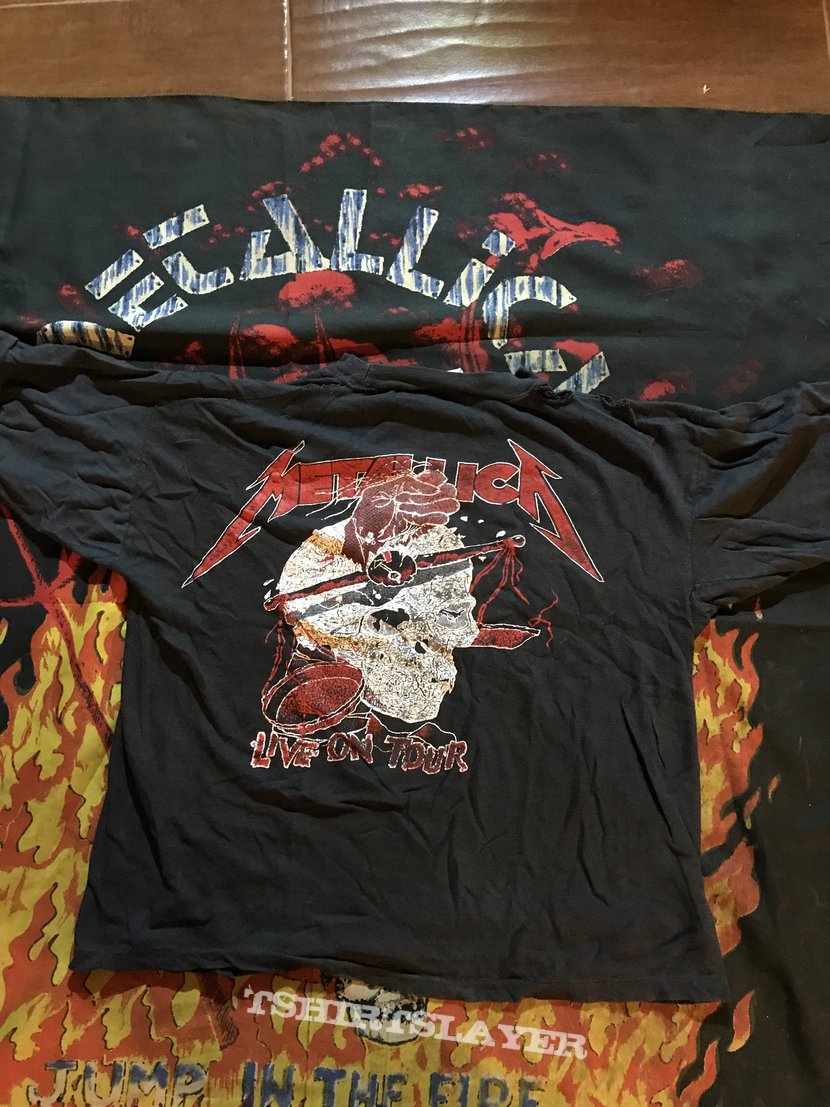 Metallica justice tour shirt