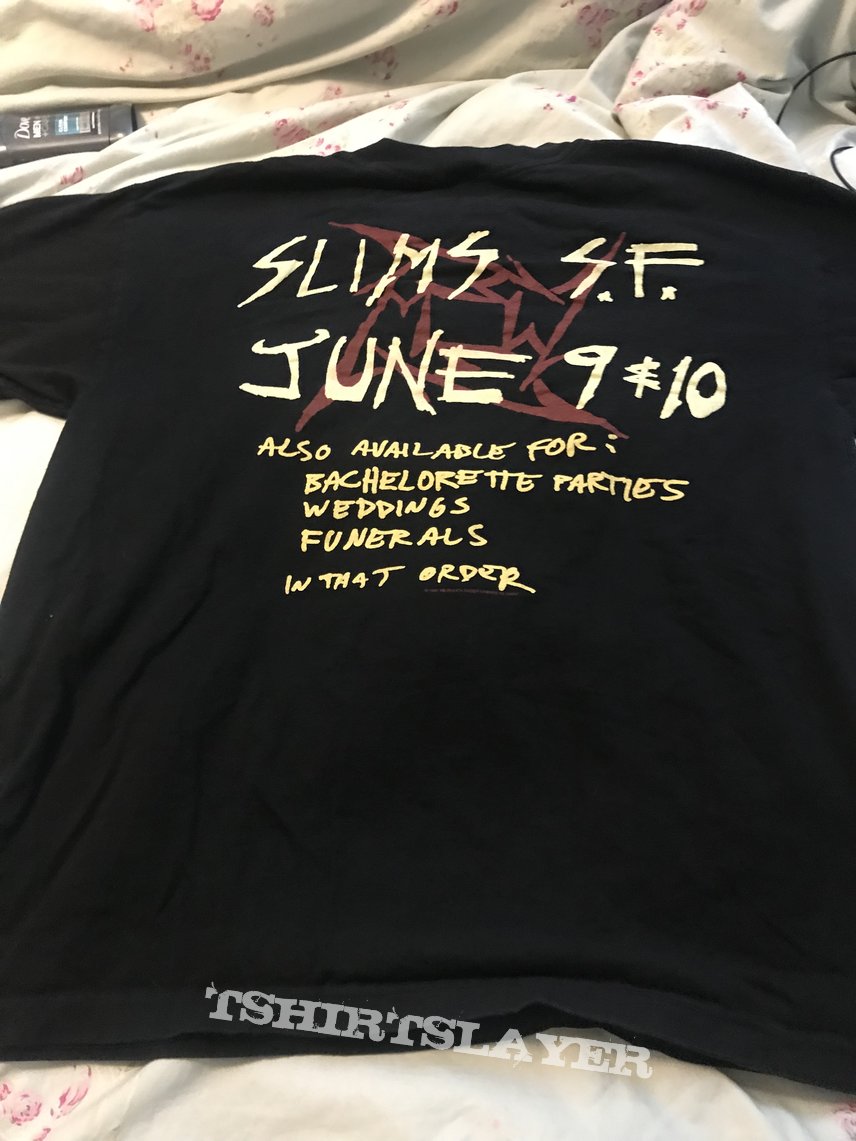 Metallica slims slam shirt