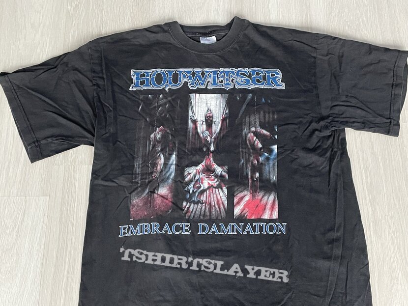 Houwitser - &quot;Embrace Damnation&quot; Original Shirt from 2000