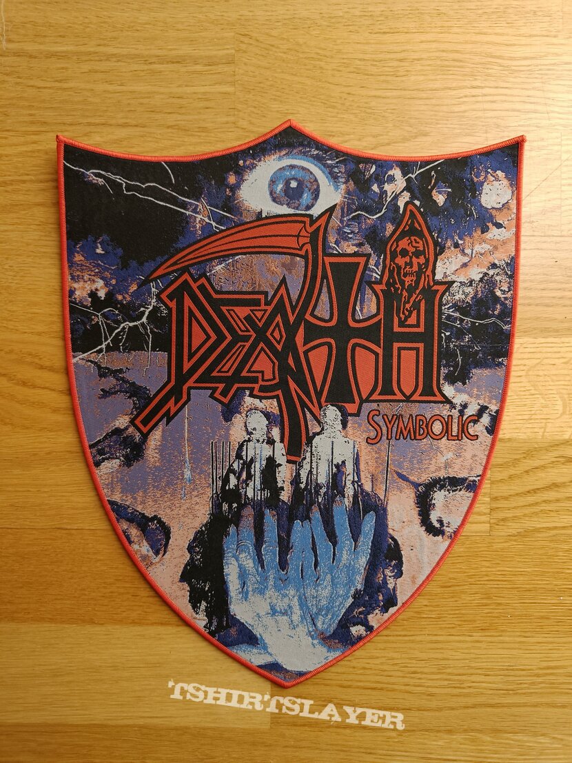 Death Symbolic red border back patch for you 