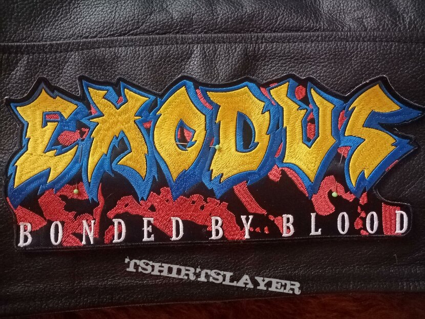 Exodus logo back patch #2