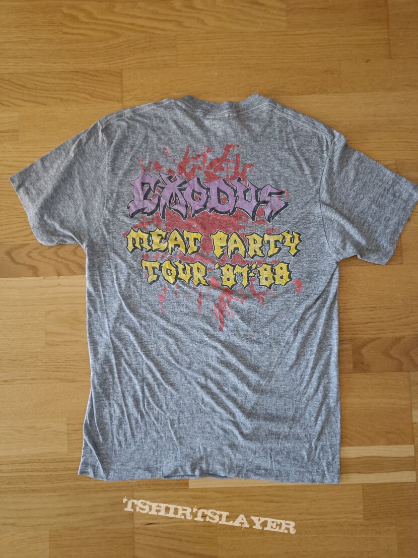 Exodus - Meat Party Tour &#039;87-&#039;88 t-shirt 