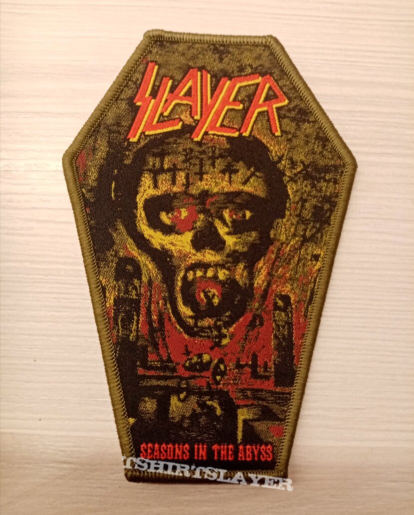 Slayer Seasons in the Abyss brown border patch