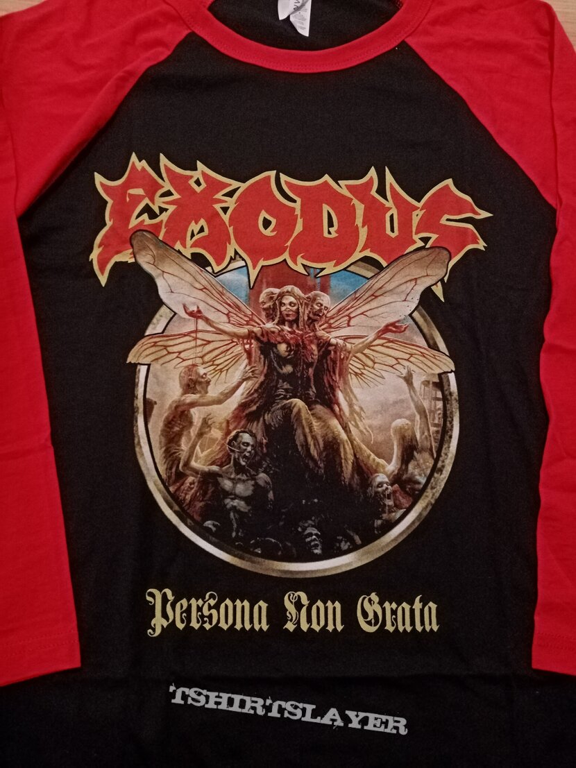 Exodus Persona Non Grata Baseball Tee