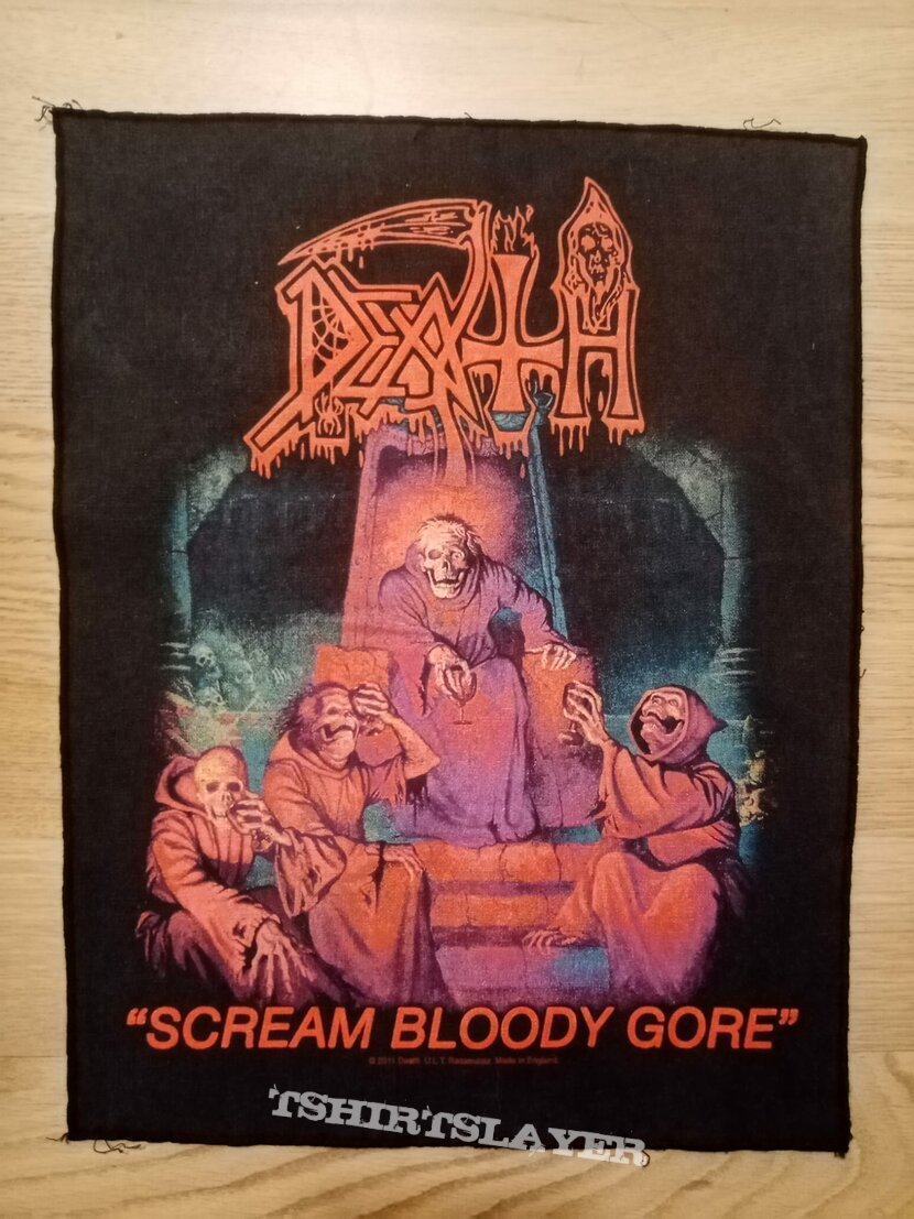 Death Scream Bloody Gore back patch for you