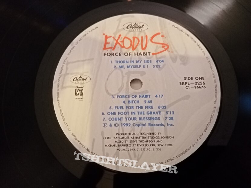 Exodus - Force of Habit LP