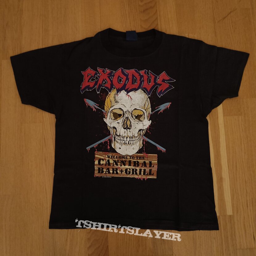 Exodus - Meat Party &#039;87-&#039;88 - Welcome to the Cannibal Bar + Grill t-shirt