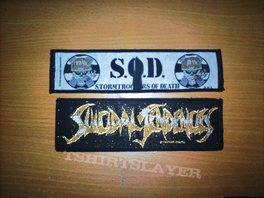 S.O.D. New patches for my vest