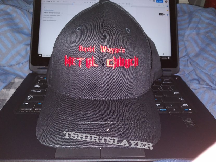 David Wayne&#039;s Metal Church hat