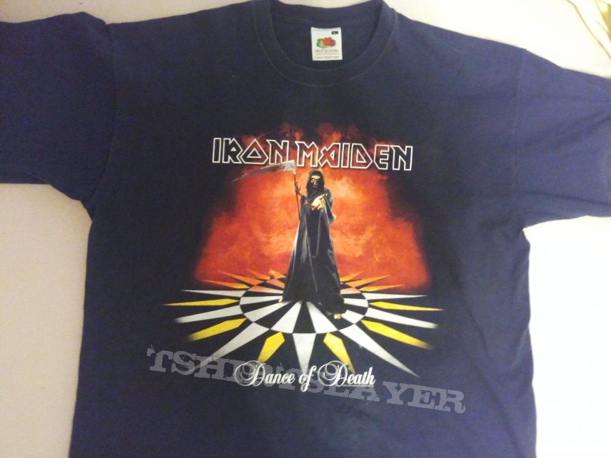 Vintage Iron Maiden - Dance of Death Shirt 2003 Rare Size | TShirtSlayer  TShirt and BattleJacket Gallery