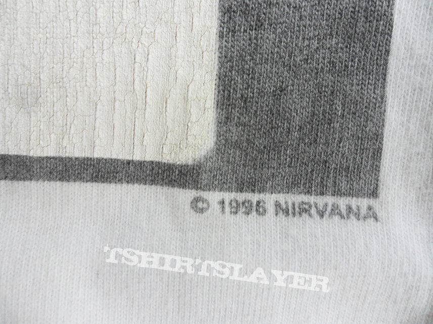 vintage rare single stitched nirvana 1996 t shirt