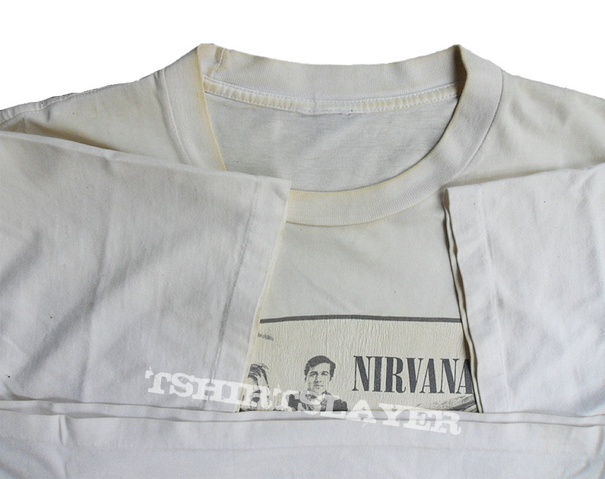 vintage rare single stitched nirvana 1996 t shirt