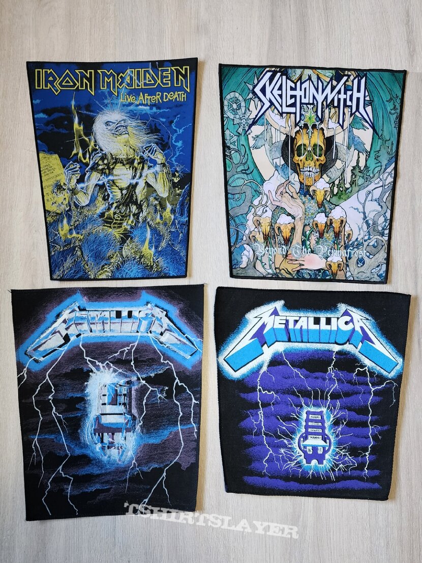 Iron Maiden Various Back Patches