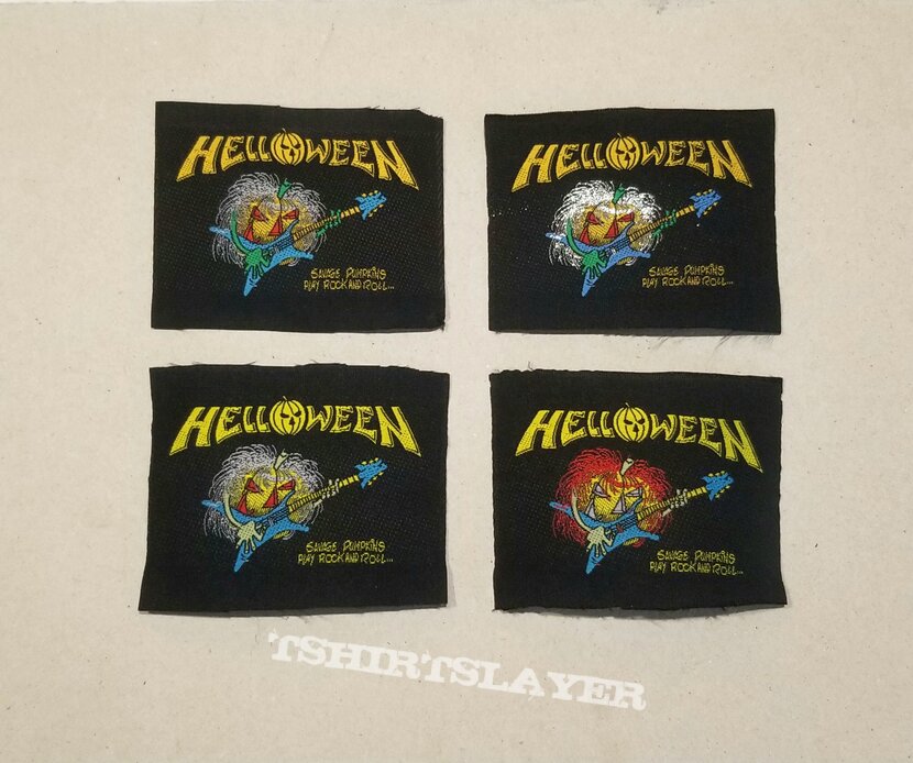 Helloween Savage Pumpkin Color Trial Patches