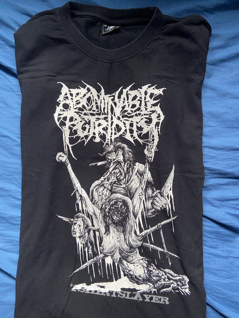 Abominable Putridity Demo Cover SS (First Shirt Ever Printed)