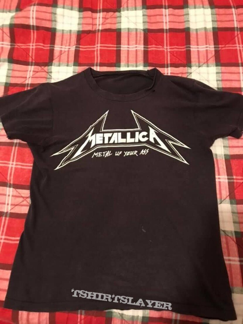 1982 Metallica Metal Up Your Ass Fan Club Shirt | TShirtSlayer TShirt ...
