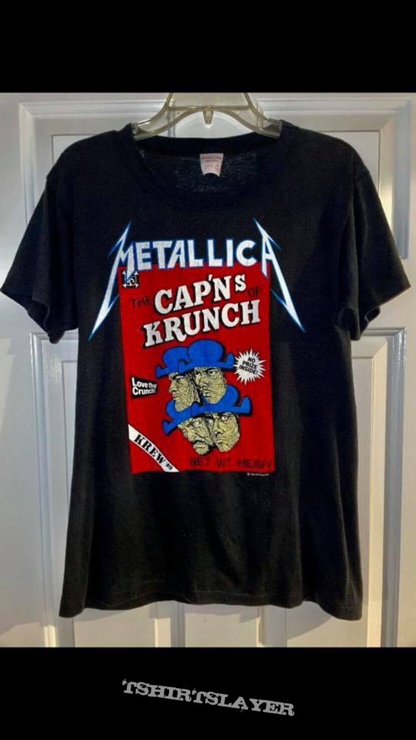 1989 Metallica Cap’ns of Krunch Krew shirt. 