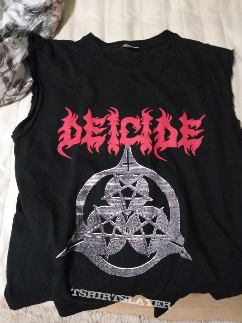 Deicide once upon the cross shirt with no sleeves