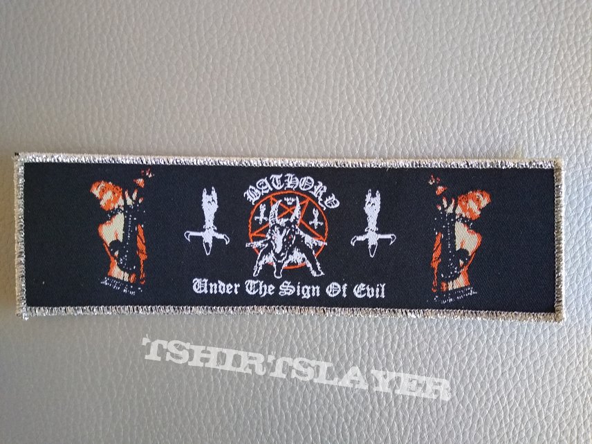 Bathory - Under the sign of Evil  Patch / Stripe