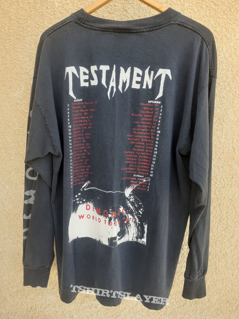 Testament - demonic tour shirt 